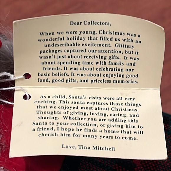 The Santas by Tina Mitchell, Vintage Scottish Santa. #905445 - Picture 6 of 8